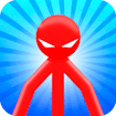 Red Stickman vs Monster School